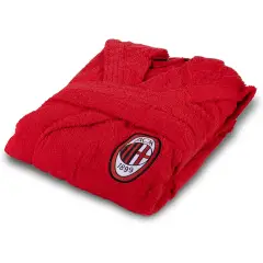 Accappatoio Milan con Cappuccio per Bambini 4-6 Anni - regalo e gadget valigeria