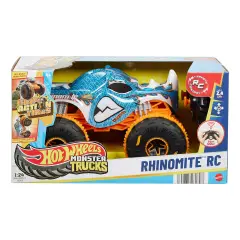 Hot Wheels Monster Trucks Radiocomando 1:24 Rhinomite - radiocomandi