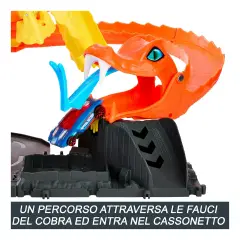 Hot Wheels City T-Rex Battaglia Infuocata - Veicoli, garage e piste