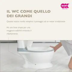 Vasino per Bambini con Suono dello Sciacquone e Coperchio - vasini e riduttori