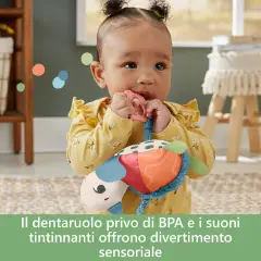 Fisher-Price Tartarughina Sempre con Me ECO Amici del Pianeta - Primi giochi