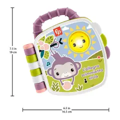 FISHER PRICE - Libro Musicale Scimmietta ITA - Primi giochi