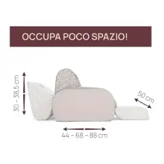 Chicco Transformable Baby Chair Twist Powder Blue - chair elevator