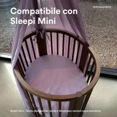 Stokke Sleepi V3 Mini Lenzuolo Sotto Culla Lavander Ocs - lenzuolini