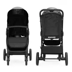 Passeggino Leggero 1.Moov GioJoy Nero, Comodità e Sicurezza per le Tue Passeggiate - passeggini compatti