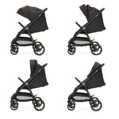 Passeggino Leggero 1.Moov GioJoy Nero, Comodità e Sicurezza per le Tue Passeggiate - passeggini compatti