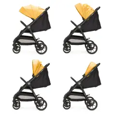 Passeggino Leggero 1.Moov GioJoy Giallo, Comodità e Sicurezza per le Tue Passeggiate - passeggini compatti