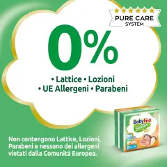 Babylino Sensitive Economy Pannolini Taglia 2 - 3/6 Kg  -  64 Pezzi Per Confezione X - pannolini e salviettine