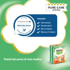 Babylino Sensitive Economy Pannolini Taglia 4 - 8/13 Kg - 50 Pezzi - pannolini e salviettine