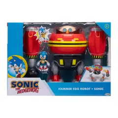 Sonic vs Robot Eggman Set Battaglia Gigante con Cannone – 23cm - action figures ed accessori