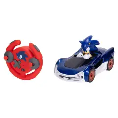 Sonic Auto Radiocomandata Speed Star Drift Luci LED Jakks - action figures ed accessori
