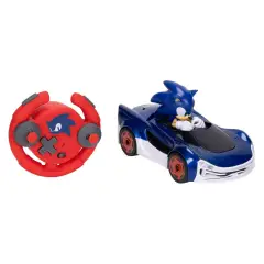 Sonic Auto Radiocomandata Speed Star Drift Luci LED Jakks - action figures ed accessori