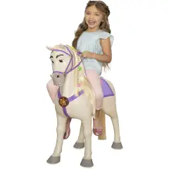 Disney Princess Playdate Maximus Cavallo Giocattolo Jakks Pacific - collezionabili bambina