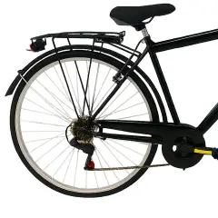 Bici Uomo 28" TK 6 Velocità Nera - biciclette adulti