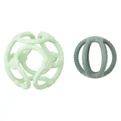 Massaggiagengive In Silicone Set 2 Palline Verde - massaggia gengive