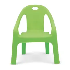 Sedia per Bambini in Plastica Monoblocco per Esterni, Impilabile, Colori Assortiti - tavoli gioco