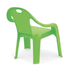 Sedia per Bambini in Plastica Monoblocco per Esterni, Impilabile, Colori Assortiti - tavoli gioco