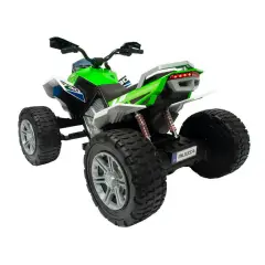 Quad Elettrico per Bambini 24V, Ruote EVA, Luci LED e Due Velocità - auto