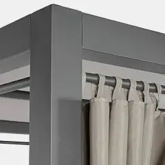 Gazebo Dream Antracite Bizzotto - gazebi in ferro