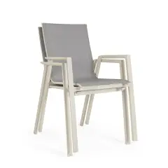 Sedia Isacco Con Braccioli Krion Pelican - tavoli, sedie e poltroncine
