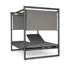 Daybed Konnor Antracite Bizzotto - gazebi in ferro