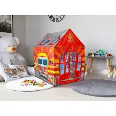 Tenda Caserma dei Pompieri, Casetta Gioco per Bambini - Casette