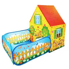 Tenda Gioco Casetta con Giardino Garden House, Spazio Magico per il Divertimento - Casette