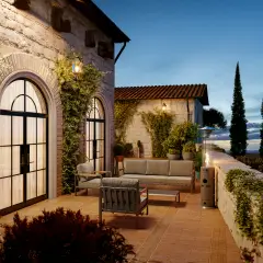 Salotto da Giardino Iseo Alluminio Bianco 5 Posti Salmar - set e salotti