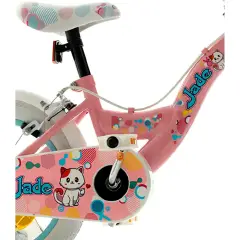 Bicicletta Bambina 12" Jade Rosa Con Rotelline Stabilizzatrici - biciclette bambini