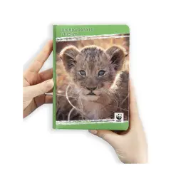 Diary Dated School 12 Months Standard WWF Photographic Lion - diaries