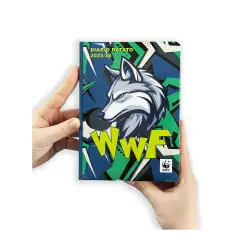 WWF School Diary Illustrated Wolf 12 Months Dated - diaries