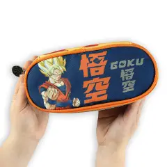 Dragon Ball Super Astuccio Scuola Ovale Organizzato Large - bauletti tombolini bustine