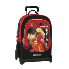 One Piece Zaino Scuola Organizzato Trolley Staccabile - zaini trolley