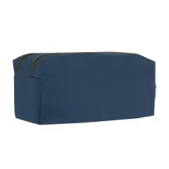 Comix Astuccio Scuola Portapenne 2 Zip Monocolore Blu - bauletti tombolini bustine