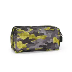 Comix Astuccio Portapenne Scuola 2 Zip Allover Camo Mesh - bauletti tombolini bustine