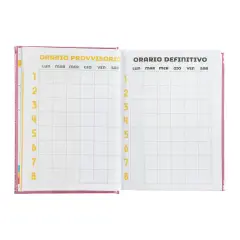 Comix School Diary 16 Months Standard Special Pink Heart - diaries