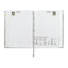 Comix School Diary 16 Months Standard Special Silver Heart - diaries