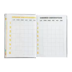 Comix School Diary 16 Months Standard Special Silver Heart - diaries