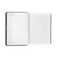 Comix U Yourself School Diary 16 Months Day Mini All Black - diaries