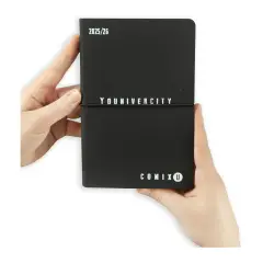 Comix U Younivercity Agenda 13 Mesi Week Medium Black White - diari