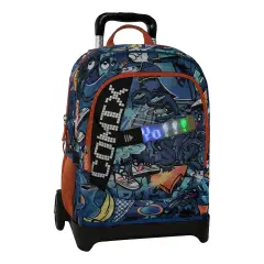 Comix Ultra Bright Organized Trolley Backpack Detachable Jam Boy - trolley backpacks