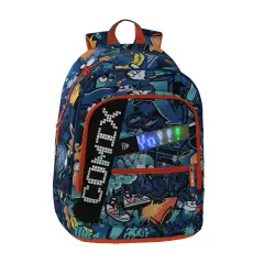 Comix Ultra Bright Jam Boy 31L Organized School LED Backpack - School Backpacks
