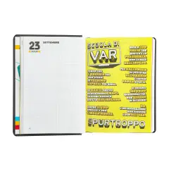 Comix Agenda Scuola 16 Mesi Standard Black&silver - diari