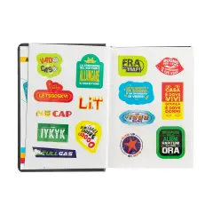 Comix School Diary 16 Months Mini Black&white - diaries