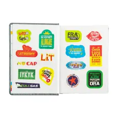 Comix Mini Gear Black 2025-2026 School Agenda 16 Months - diaries