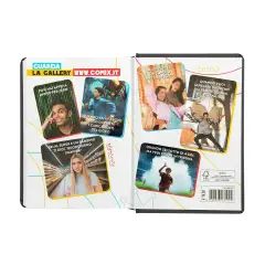 Comix Agenda Mignon Plus 16 Mesi Black&Silver 2025-2026 - diari