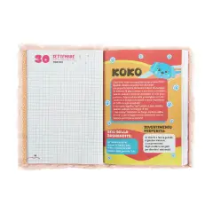 MofuMofu Diario Scuola 2025-2026 Orso Plush 12 Mesi Standard - diari