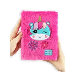 MofuMofu Standard School Diary 2025-2026 Unicorn Plush 12 Months - diaries