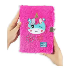 Mofumofu Secret Plush Unicorn Diary - gift and luggage gadgets