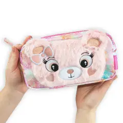 Portatutto Mofu Mofu Orso – Astuccio Fluffy con Zip - bauletti tombolini bustine